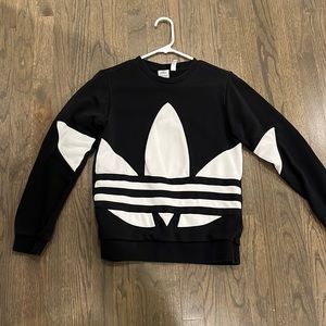 Adidas Black Sweatshirt youth L 13-14Y